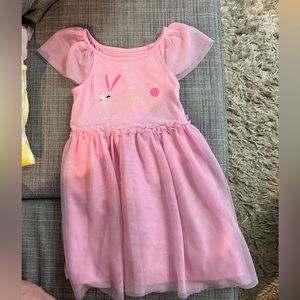 Cat and Jack, 4T, pink Easter bunny dress.